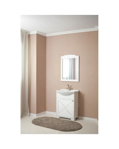 Зеркало 64х85 см белый матовый Atoll Палермо