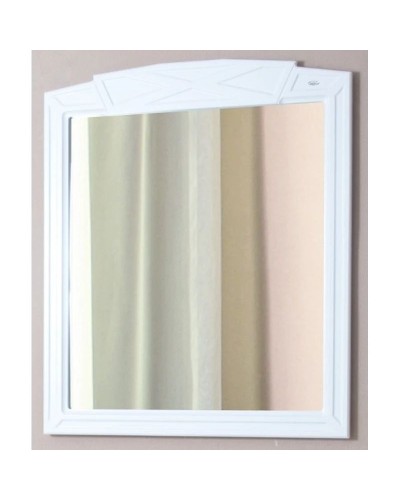 Зеркало 72х85 см белый матовый Atoll Палермо