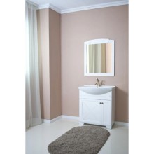 Зеркало 72х85 см белый матовый Atoll Палермо