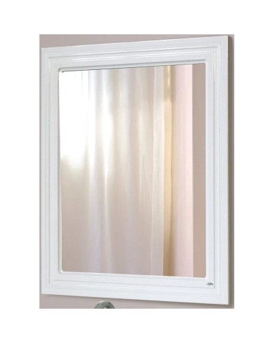 Зеркало 78х90 см белый глянец Atoll Мальта