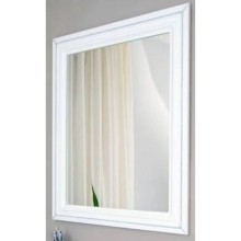 Зеркало 78х90 см белый матовый серебряная патина  Atoll Валери