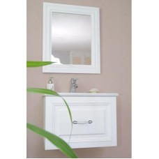 Зеркало 60,5х72,5 см белый матовый Atoll Валери