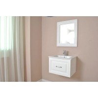 Зеркало 60,5х72,5 см белый матовый Atoll Валери