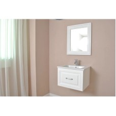 Зеркало 60,5х72,5 см белый матовый Atoll Валери