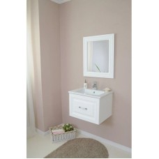 Зеркало 60,5х72,5 см белый матовый Atoll Валери