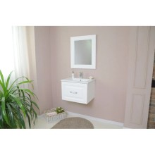 Зеркало 60,5х72,5 см белый матовый Atoll Валери