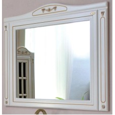 Зеркало 122,5х97 см слоновая кость золотая патина Atoll Верона