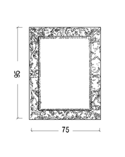 Зеркало Boheme NeoArt 75 514 Бронза