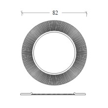 Зеркало Boheme NeoArt Shine 82 528-SL Серебро