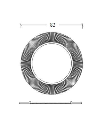 Зеркало Boheme NeoArt Shine 82 528-SL Серебро