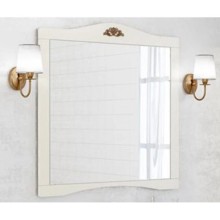 Зеркало слоновая кость 100х102,4 см Акватон Версаль 1A188102VSZA0