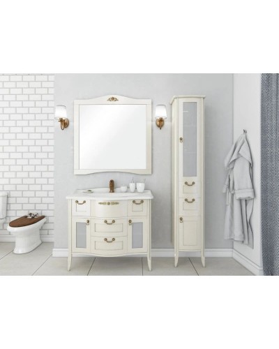 Зеркало слоновая кость 100х102,4 см Акватон Версаль 1A188102VSZA0