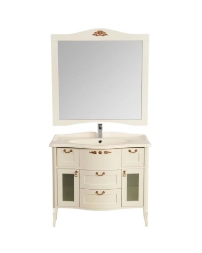 Зеркало слоновая кость 100х102,4 см Акватон Версаль 1A188102VSZA0