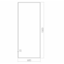 Зеркало Creto Dea 60 23-6001500D Белое