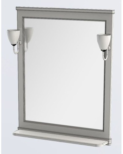 Зеркало Aquanet Валенса 80 180151 Белое