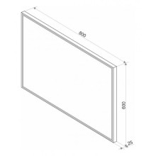 СТАЙЛ S1  Зеркало 800*600