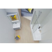 Зеркало Ravak 10° 55 L X000001071 угловое Серый глянец