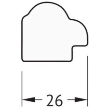 Зеркало 48х138 см витая бронза Evoform Definite BY 1062