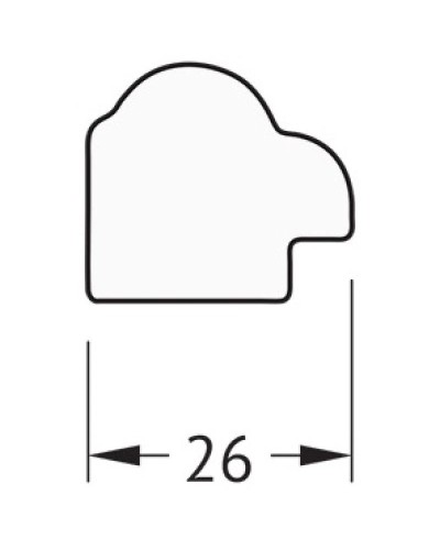 Зеркало 48х138 см витая бронза Evoform Definite BY 1062