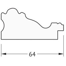 Зеркало 55х105 см версаль серебро Evoform Definite BY 3078
