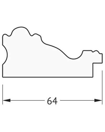 Зеркало 65х85 см версаль серебро Evoform Definite BY 3174