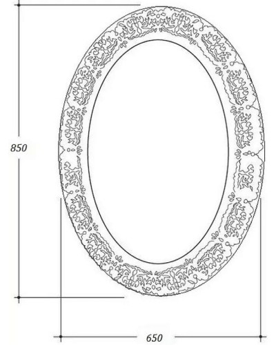 Зеркало Boheme Armadi Art NeoArt 65 511-G Золото
