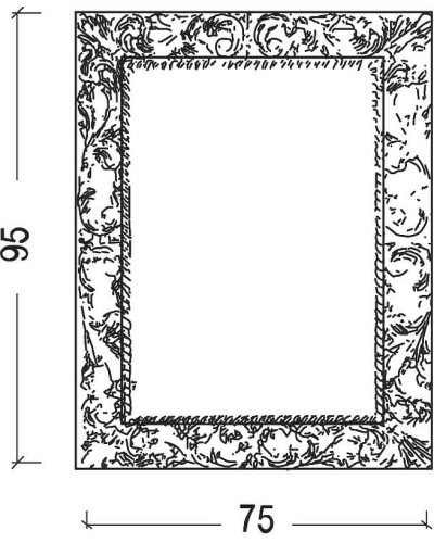 Зеркало Boheme Armadi Art NeoArt 75 515-м Золото