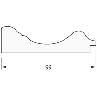 Зеркало напольное 84х204 см травленая бронза Evoform Definite Floor BY 6027