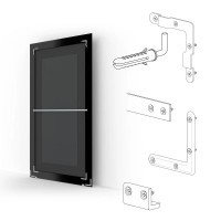 Зеркало напольное 84х204 см вензель бронзовый Evoform Definite Floor BY 6029