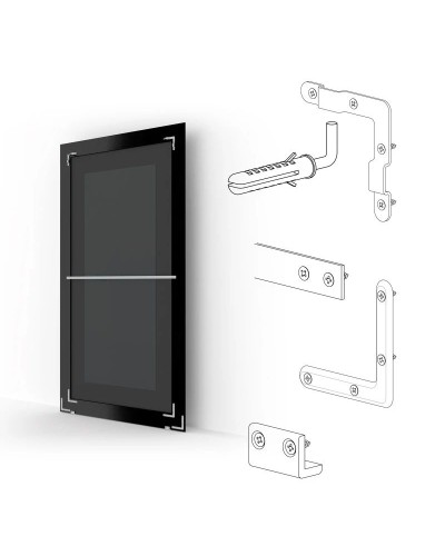 Зеркало напольное 84х204 см вензель бронзовый Evoform Definite Floor BY 6029