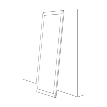 Зеркало напольное 84х204 см вензель бронзовый Evoform Definite Floor BY 6029