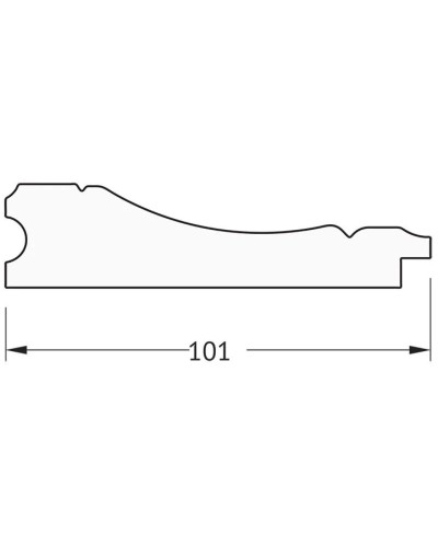 Зеркало напольное 84х204 см вензель серебряный Evoform Definite Floor BY 6030