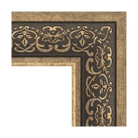 Зеркало напольное 84х204 см вензель серебряный Evoform Definite Floor BY 6030