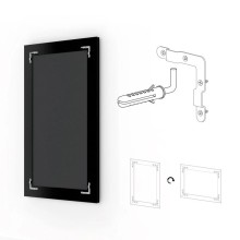 Зеркало 106х106 см травленое золото Evoform Exclusive-G BY 4527