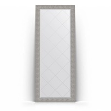 Зеркало напольное 81х201 см чеканка серебряная Evoform Exclusive-G Floor BY 6383