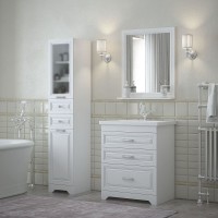 Зеркало Corozo Каролина 70 SD-00000925 Белое