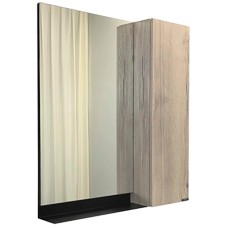 Зеркало со шкафом Comforty Бонн 75 00-00008473 Дуб дымчатый