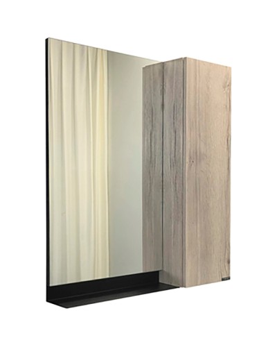 Зеркало со шкафом Comforty Бонн 75 00-00008473 Дуб дымчатый