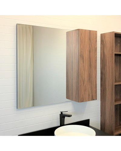 Зеркало со шкафом Comforty Порто 90 00-00009232 Дуб темно-коричневый