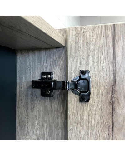 Зеркало со шкафом Comforty Порто 90 00-00009443 Дуб дымчатый