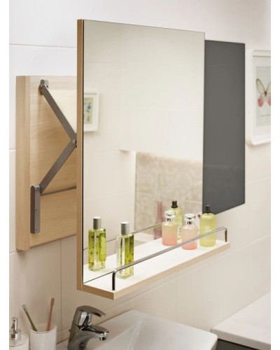 Зеркало ясень 50х65 см Cersanit Smart LS-SMA-sm