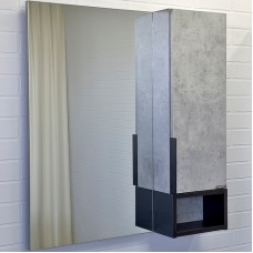 Зеркало со шкафом Comforty Франкфурт 75 00-00011079 Бетон светлый