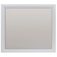 Зеркало 105х85 см белый глянец 1Marka Прованс У71972