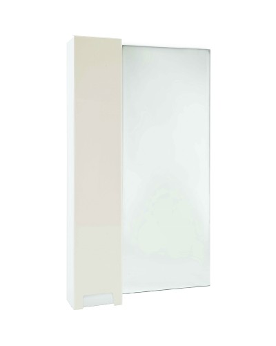 Зеркало со шкафом Bellezza Пегас 50 L 4610406022078 Бежевое Белое