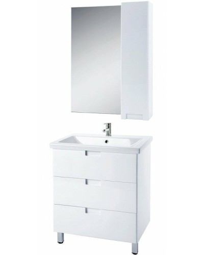 Зеркало со шкафом Bellezza Пегас 50 R 4610406021019 Белое