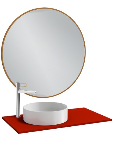 Зеркало Jacob Delafon Odeon Rive Gauche 90 EB1268-GLD Золото