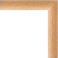 Зеркало Evoform Definite 70х70 BY 0662 в багетной раме - Бук 37 мм