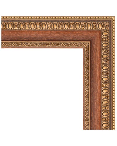 Зеркало Evoform Definite 85х65 BY 3171 в багетной раме - Бронзовые бусы на дереве 60 мм