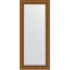 Зеркало Evoform Exclusive 159х69 BY 3576 с фацетом в багетной раме - Травленая бронза 99 мм