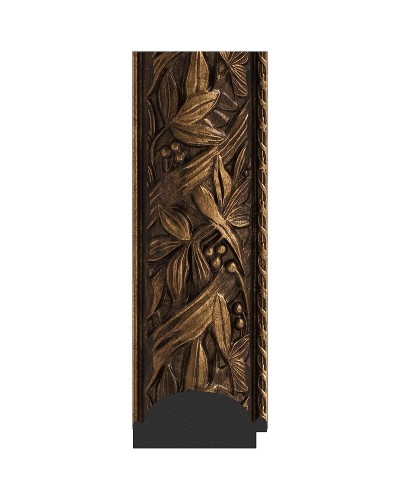 Зеркало Evoform Exclusive 169х79 BY 3599 с фацетом в багетной раме - Византия бронза 99 мм